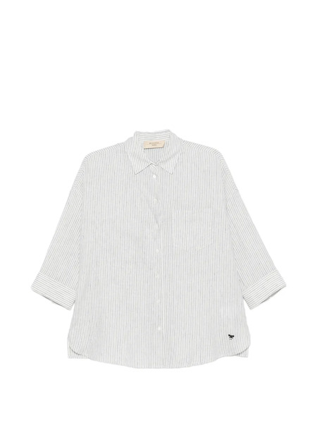  Weekend Max Mara Panetto Striped-pattern Shirt - White 