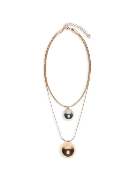  Weekend Max Mara Pasticcino Sphere-pendant Necklace - Gold 