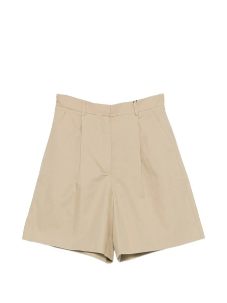  Weekend Max Mara Pleated Shorts - Neutrals 