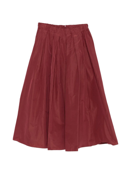  Weekend Max Mara Pleated Skirt - Red 