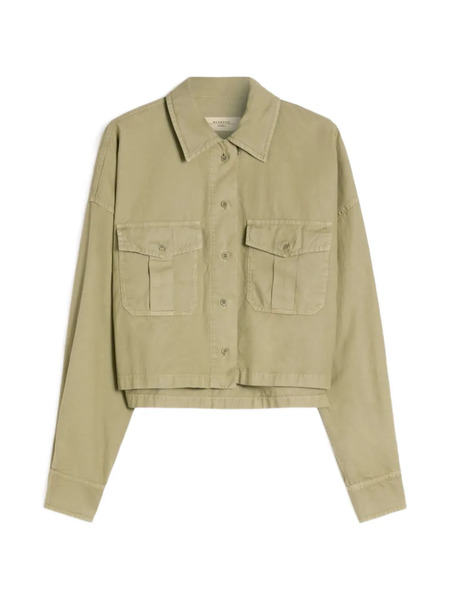  Weekend Max Mara Pocket Cotton Shirt - Neutrals 
