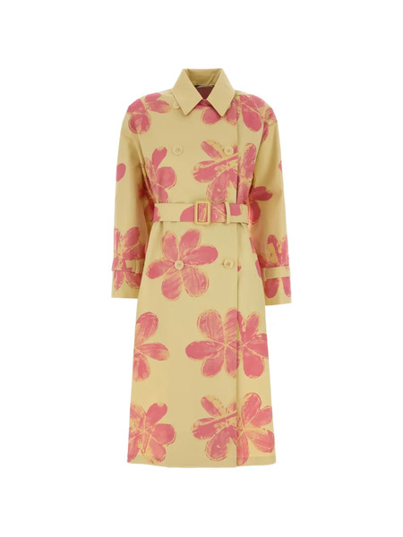  Weekend Max Mara Radioso Printed Cotton Coat - Neutrals 