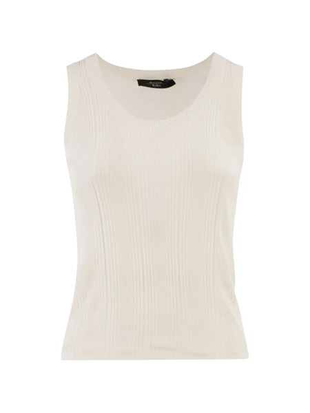  Weekend Max Mara Ribbed Tank Top - Neutrals 