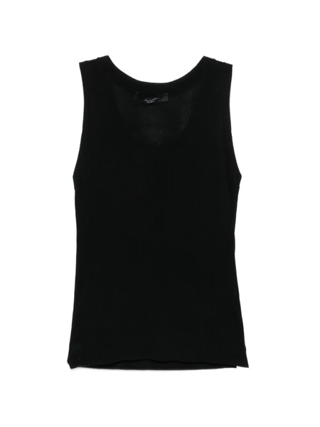  Weekend Max Mara Ribbed Top - Black 