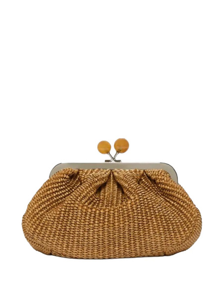  Weekend Max Mara Small Pasticcino Woven Raffia-effect Sphere Tote Bag - Neutrals 