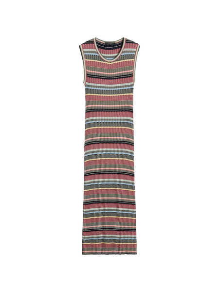  Weekend Max Mara Striped Midi Dress - Pink 