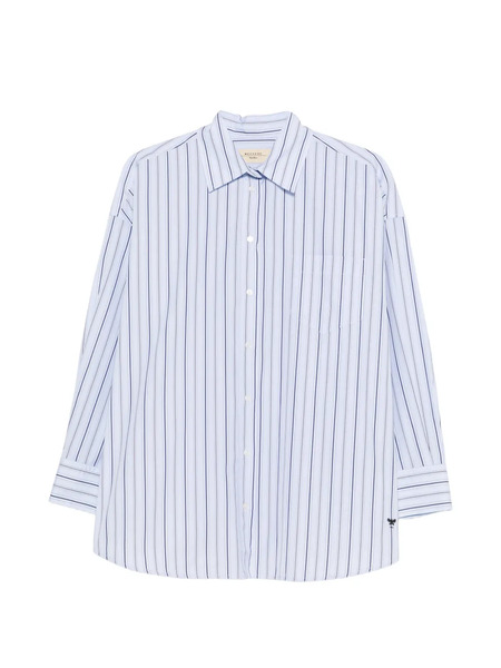  Weekend Max Mara Striped-pattern Shirt - Blue 
