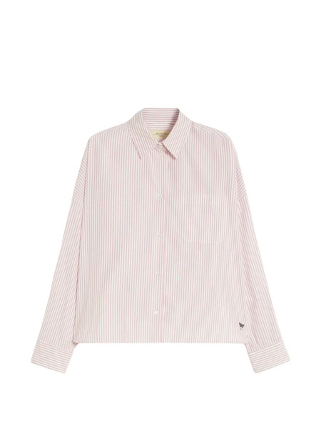  Weekend Max Mara Striped Pocket Shirt - White 