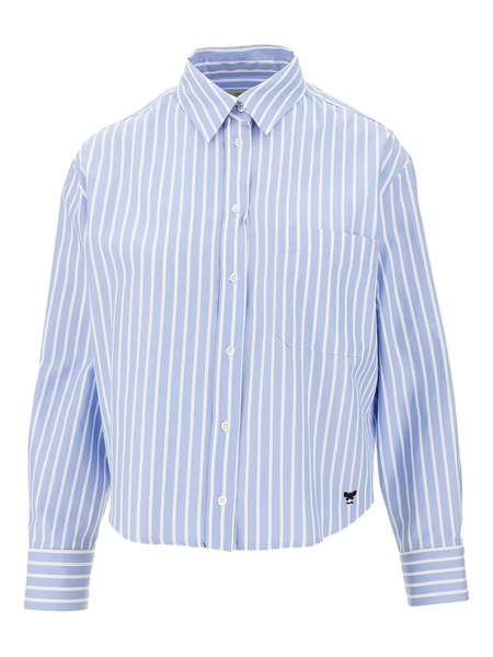  Weekend Max Mara Striped Shirt - Blue 