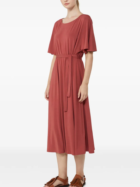  Weekend Max Mara Tie-waist Midi Dress - Red 