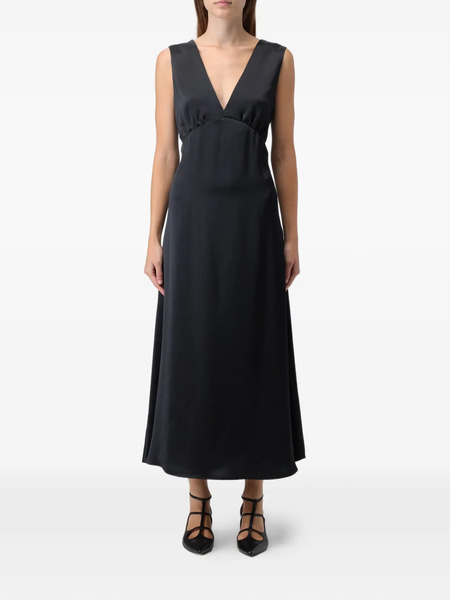  Weekend Max Mara V-neck Dress - Black 