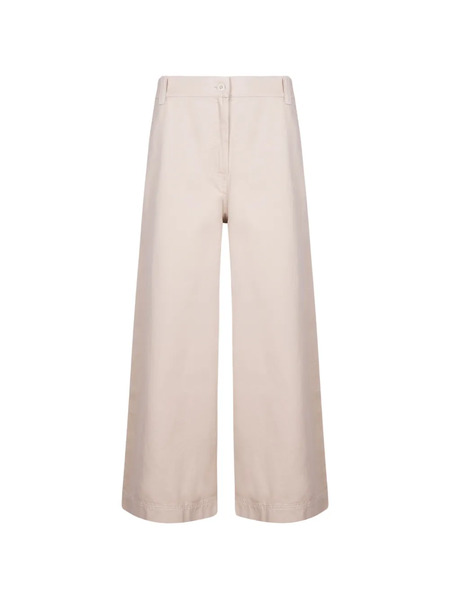  Weekend Max Mara Wide-leg Buttoned Trousers - Neutrals 