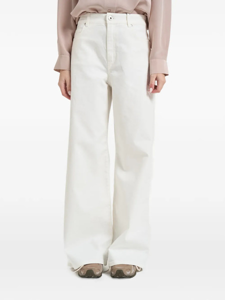  Weekend Max Mara Wide-leg Jeans - White 