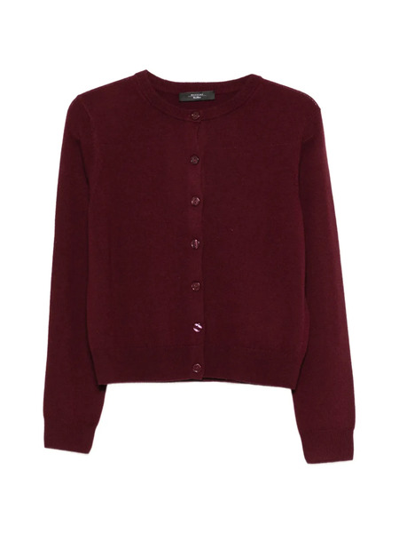  Weekend Max Mara Wkdnebbia Button-fastening Cardigan - Red 
