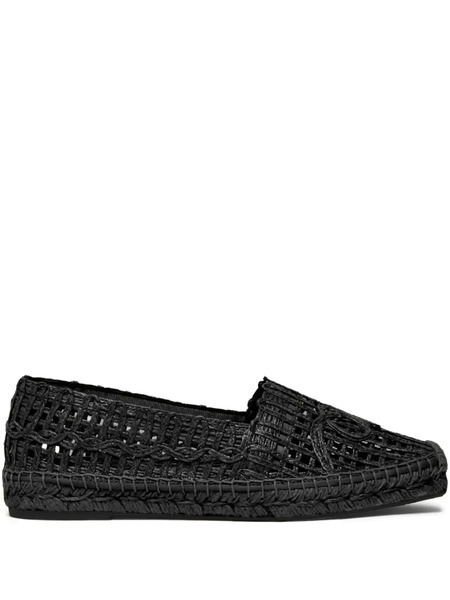  Weekend Max Mara Woven Loafers - Black 