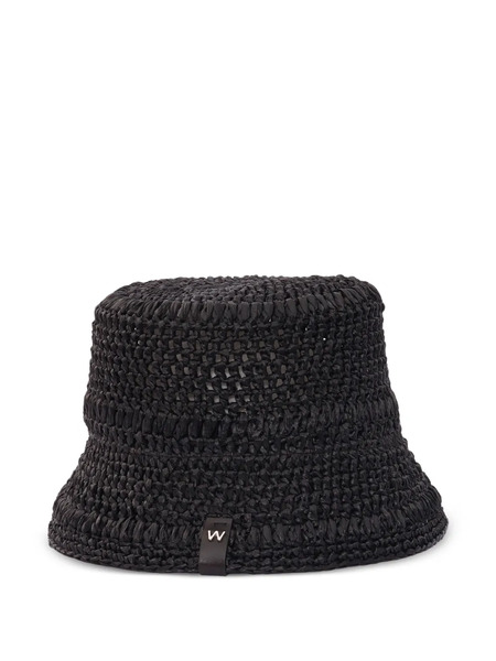  Weekend Max Mara Woven Sun Hat - Black 