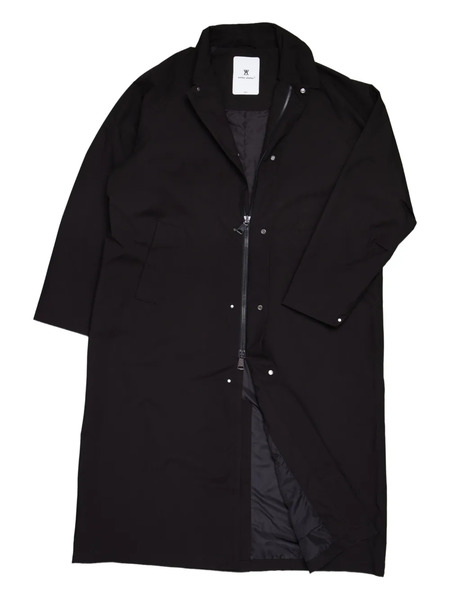 Welter Shelter Press-studs Zip-front Coat - Black 