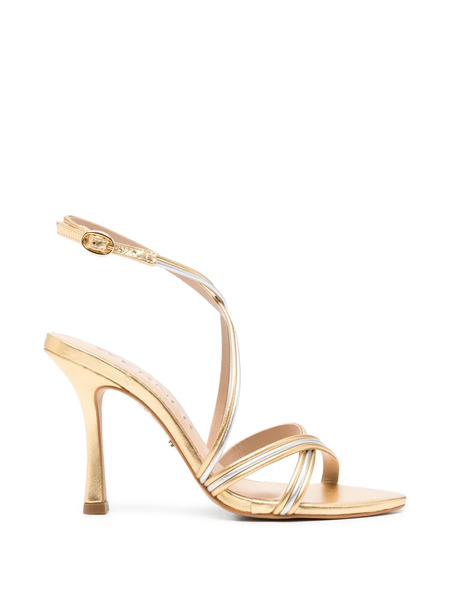 Werner Strappy Heeled Sandals - Gold 