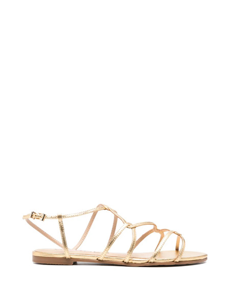  Werner Strappy Heeled Sandals - Gold 