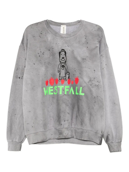  Westfall Cartoon-print Sweatshirt - Grey 