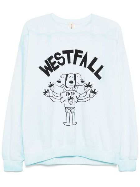  Westfall Graphic-print Sweatshirt - Blue 