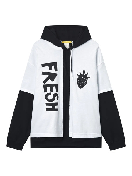  Westfall Strawberry-print Hoodie - White 