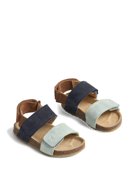  Wheat Alphie Suede Sandals - Blue 