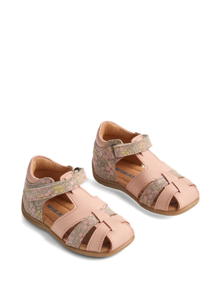  Wheat Robbie Floral Strap Sandals - Pink 