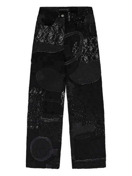  Who Decides War Boro Grid Jeans - Black 