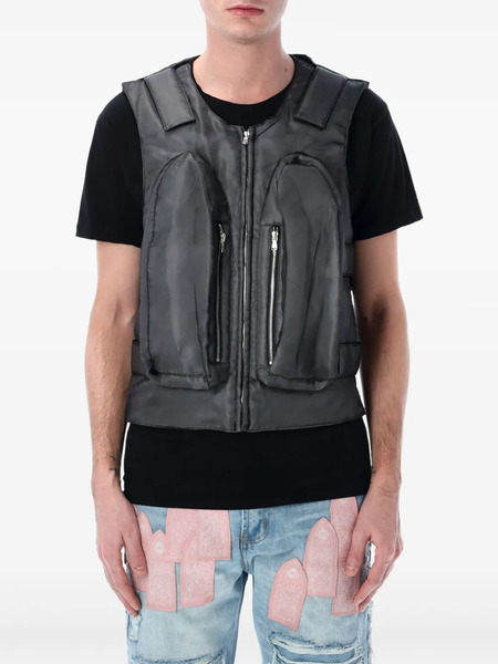  Who Decides War Bullet Point Vest - Black 