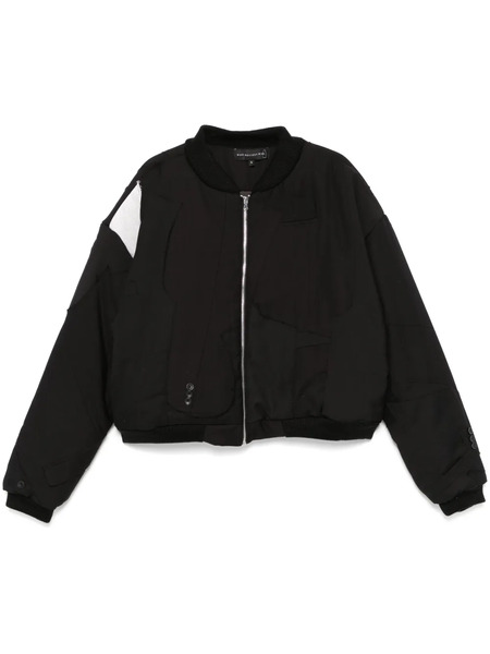  Who Decides War Patchwork-design Jacket - Black 