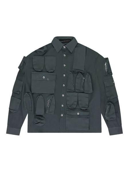  Who Decides War Pocket Tech Jacket - Grey 