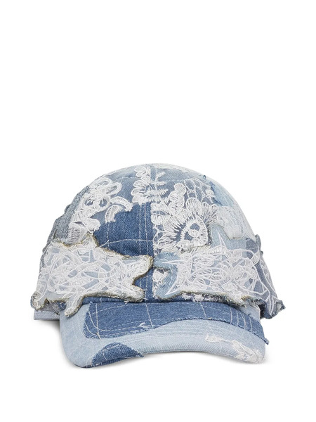  Who Decides War Thorn Grid Baseball Cap - Blue 