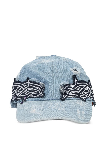  Who Decides War Thorned Baseball Cap - Blue 