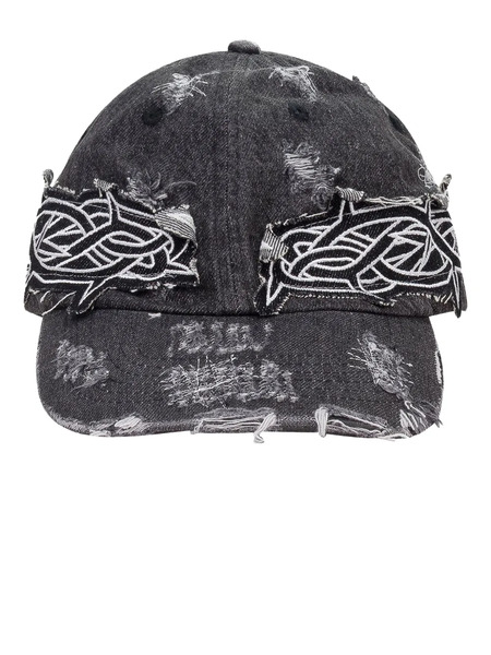  Who Decides War Thorned Baseball Cap - Grey 
