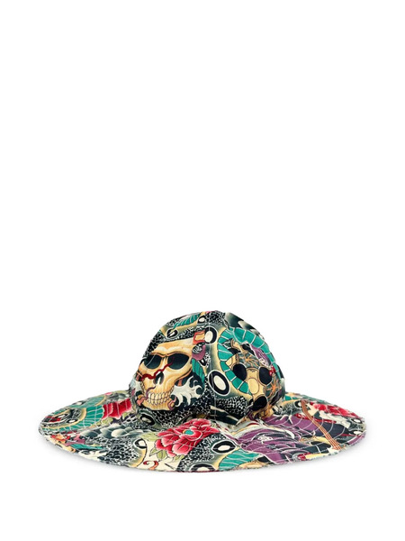  Who Decides War Visions Patterned Hat - Neutrals 