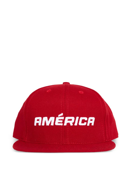  Willy Chavarria América-embroidered red Cap 