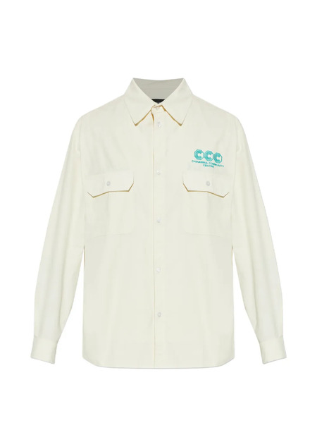  Willy Chavarria Chest-pocket Buttoned Shirt - Neutrals 