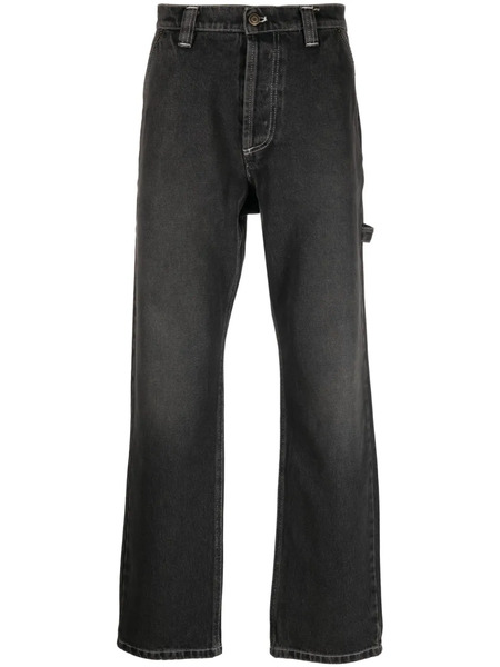  Winnie Ny Logo-patch Regular Jeans - Black 
