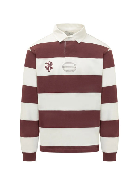  Woc Manchester Striped Polo Shirt - Brown 