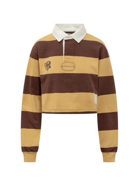  Woc Striped Liverpool Polo - Brown 