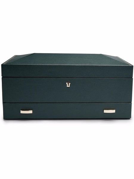  Wolf 10 Piece Watch Box - Green 