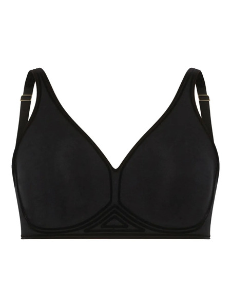  Wolford Panelled Bra - Black 
