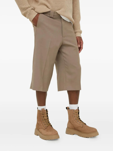  Won Hundred Belt-loop Shorts - Neutrals 