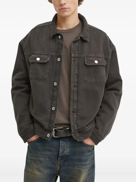  Won Hundred Button-fastening Denim Jacket - Brown 