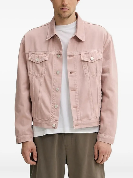  Won Hundred Flap-pocket Denim Jacket - Pink 