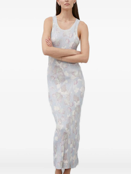  Won Hundred Floral-pattern Maxi Dress - Blue 