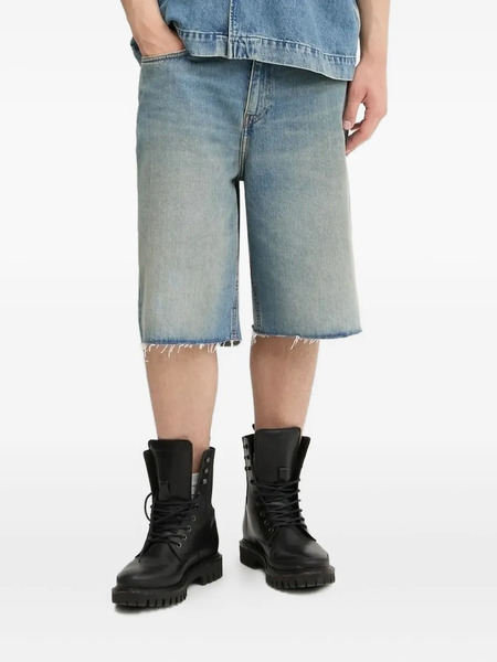  Won Hundred Frayed Denim Shorts - Blue 