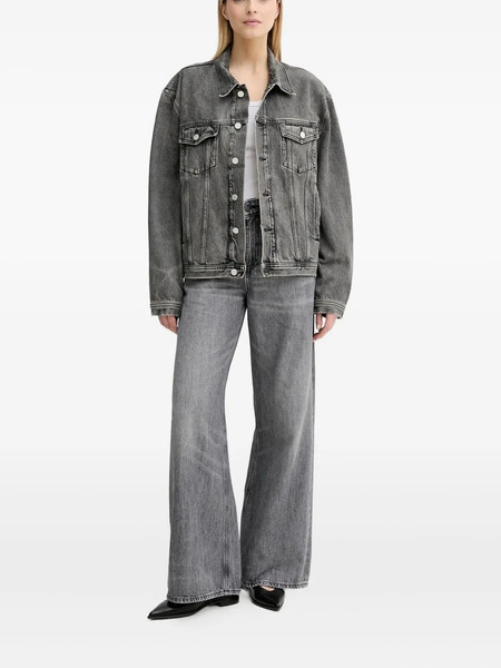  Won Hundred Logo-patch Denim Jeans - Grey 