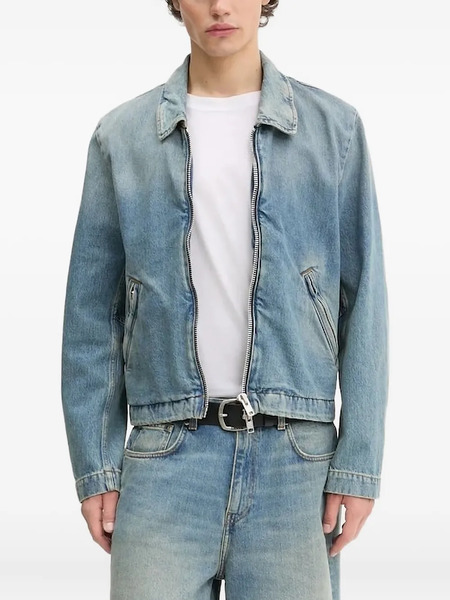  Won Hundred Zip-front Denim Jacket - Blue 